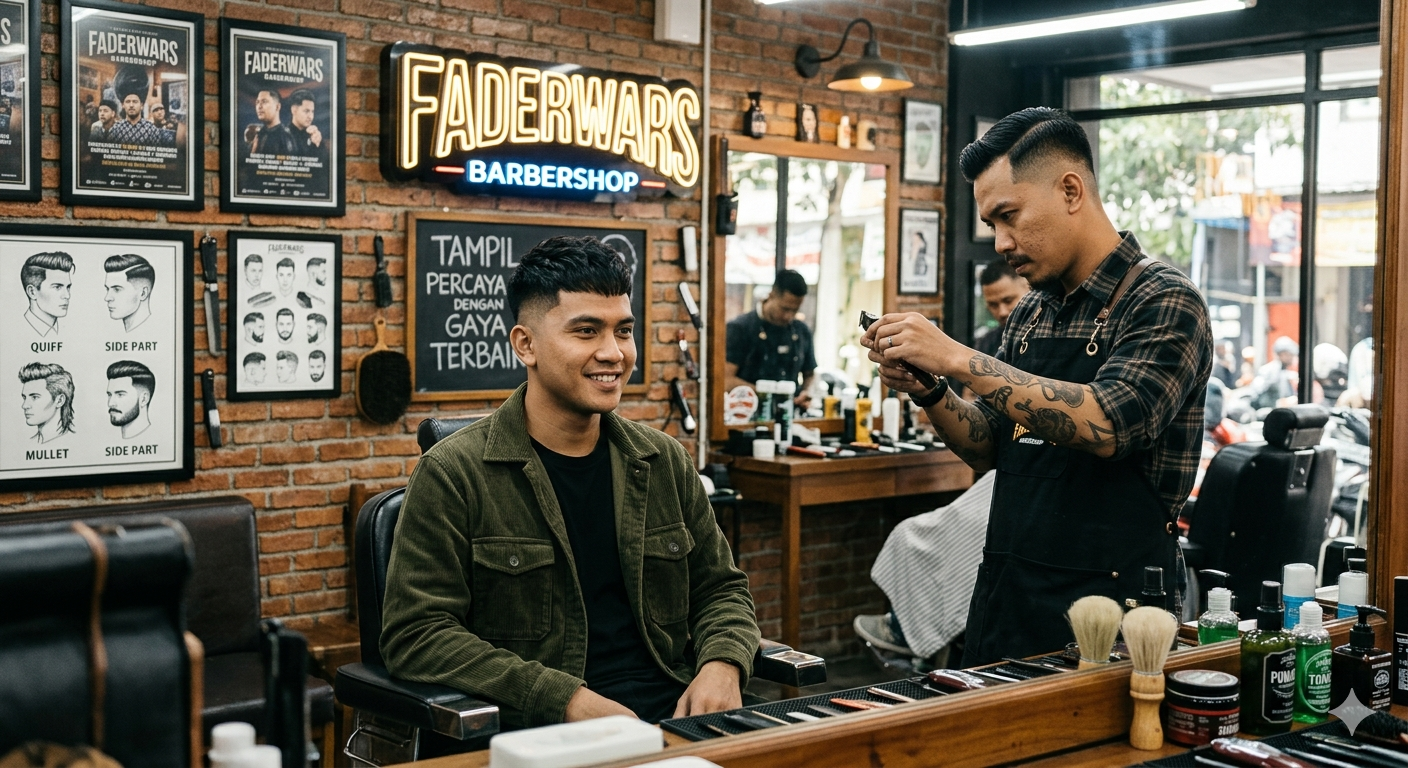 Gaya Rapi, Hati Tenang: Mondrais Barbershop di Cilacap